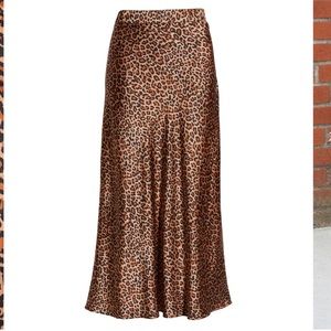 something navy midi slip skirt